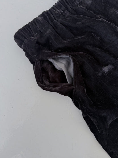 SS1994 tricot comme des garcons wide leg velvet pants