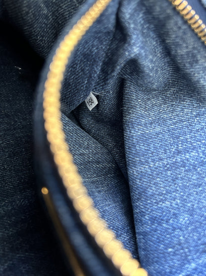 Prada Canapa denim handbag large size