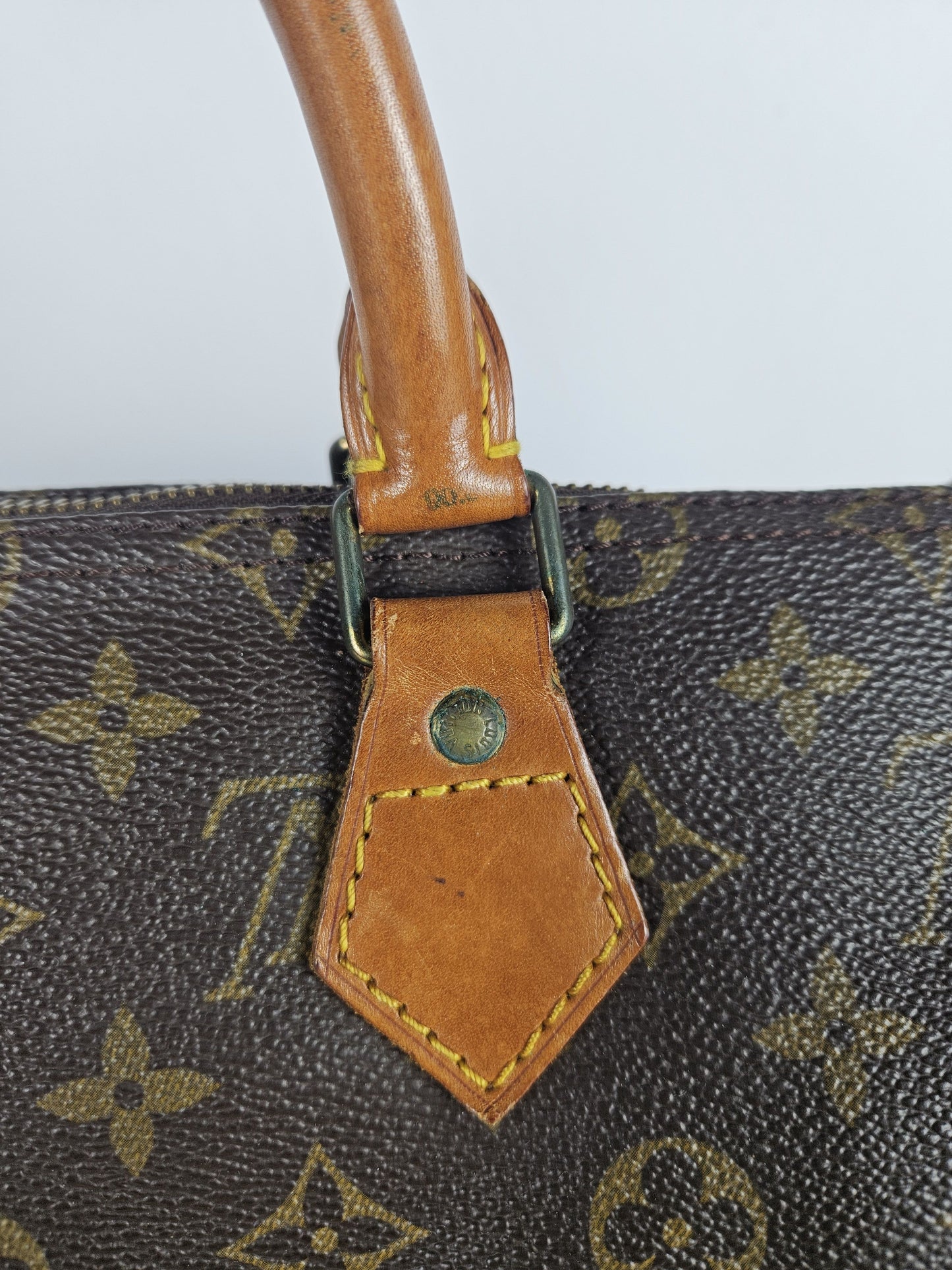 Vintage 80s Louis Vuitton monogram speedy 35 boston bag