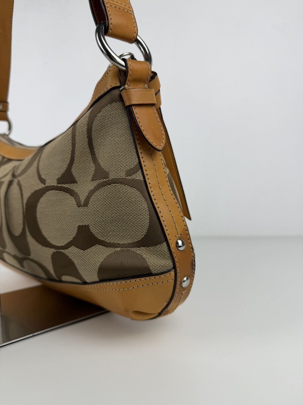 Coach signature small hobo bag
