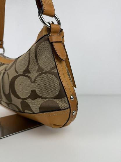 Coach signature small hobo bag