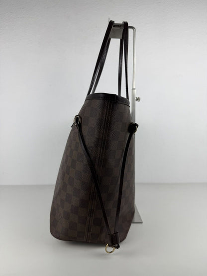 Louis Vuitton damier ebene neverfull mm tote bag