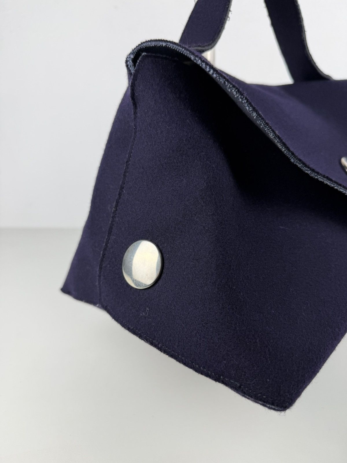 AW2014 Celine by Phoebe Philo wool felt orb bag