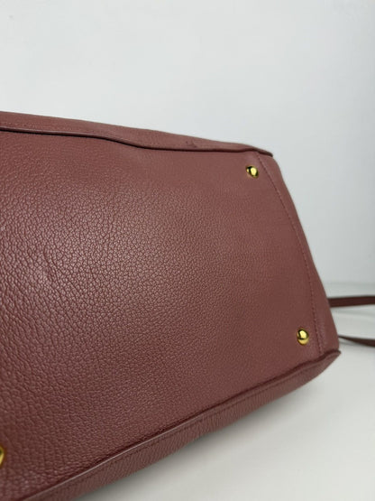 Miu Miu madras leather mini bowling bag