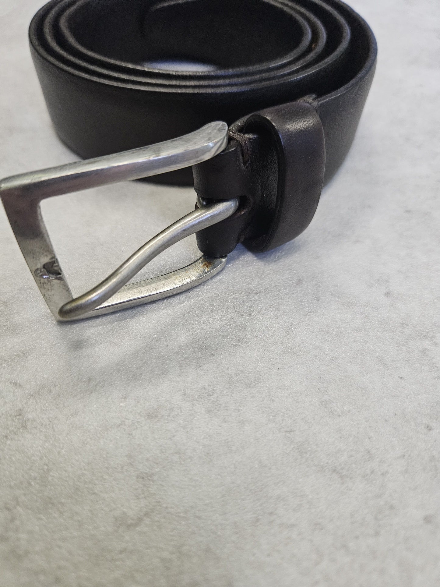 John Varvatos hand made leather belt