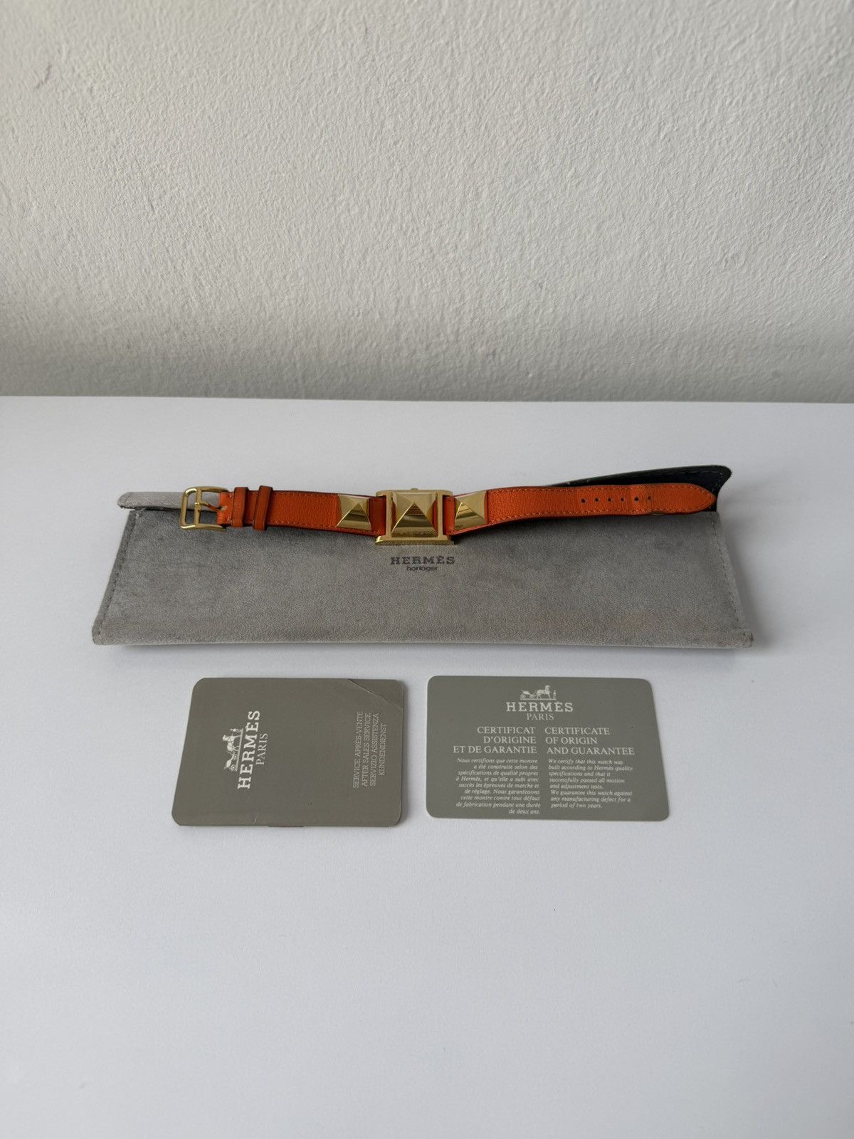Vintage 1992 Hermes Medor watch
