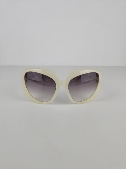 Hussein Chalayan 75-HC02 oversized space age sunglasses