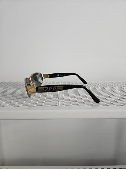 Vtg Jean Paul Gaultier 58-6204 big logo oval sunglasses