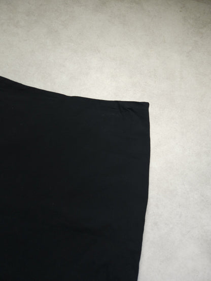 Gianni Versace Couture leather and wool zip off pencil skirt