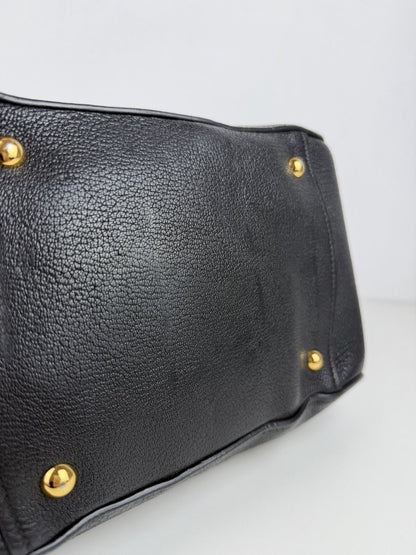 Miu miu madras leather mini boston bag