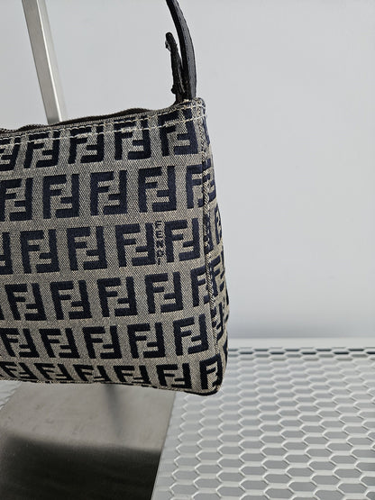 Fendi zucchino ff monogram canvas mini bag pochette