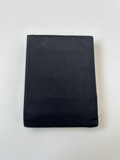 Prada triangle logo nylon bifold wallet