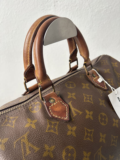 Vintage 70s Louis Vuitton monogram speedy 30 mini boston bag