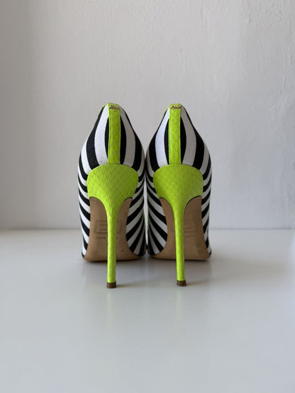 Dsquared2 multi colour open toe heels pumps