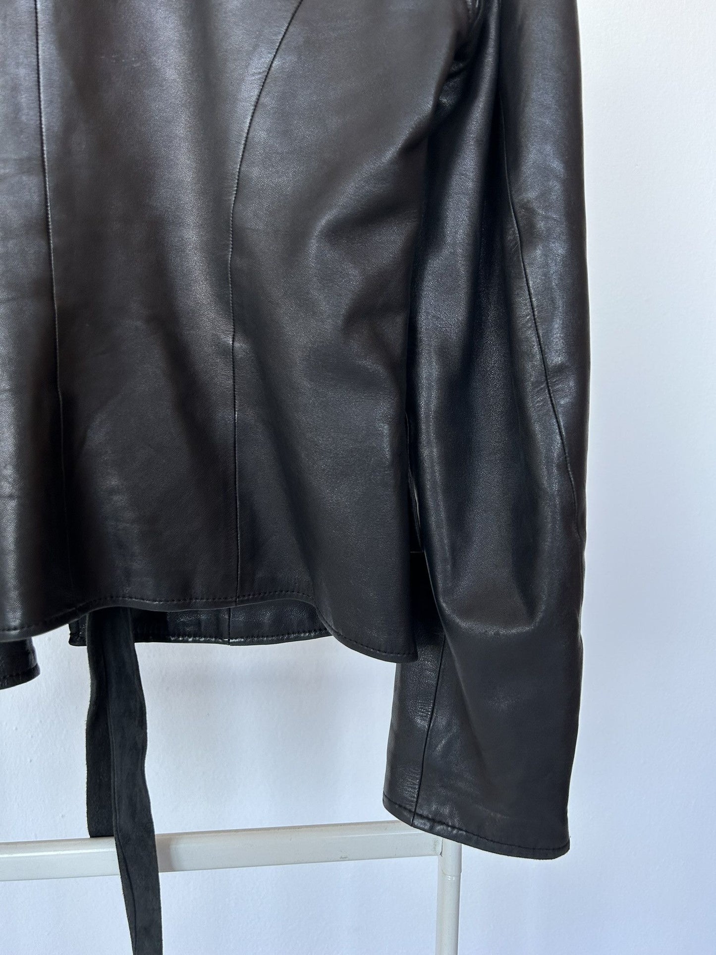Yves Saint Laurent Rive Gauche Tom Ford era leather jacket