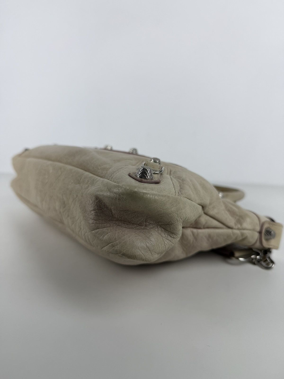Balenciaga the first bag giant silver hardware