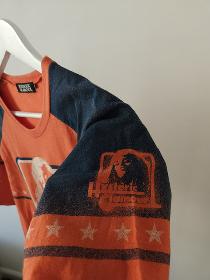 Hysteric glamour raglan ¾ sleeve girl tee