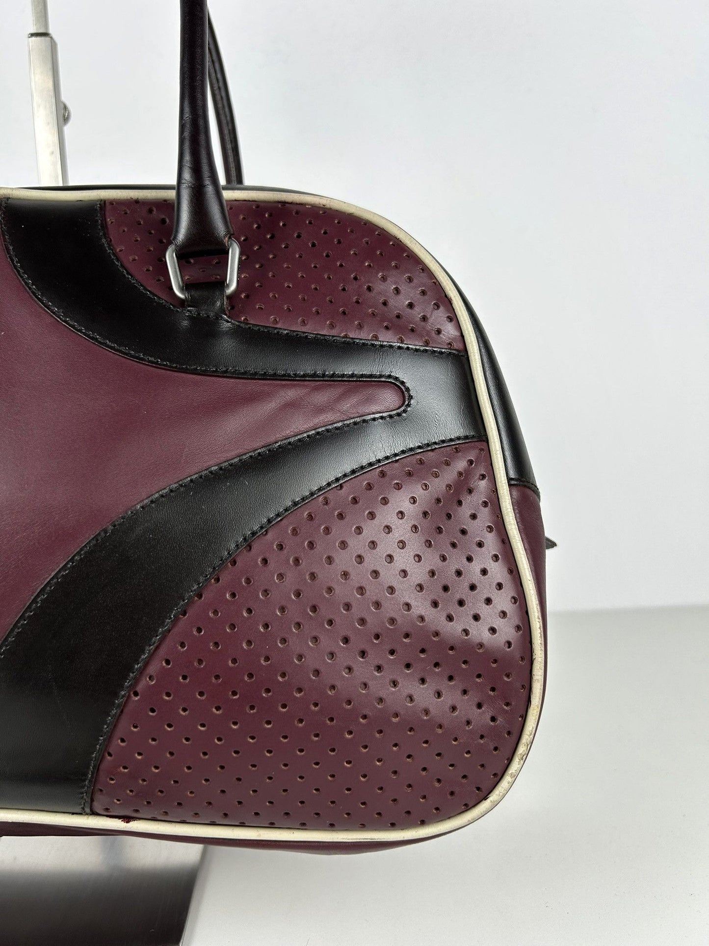 SS2000 prada runway bowling bag