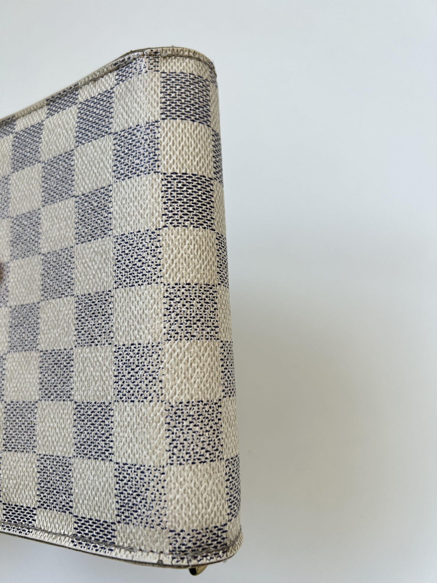 Louis vuitton damier azur folding wallet