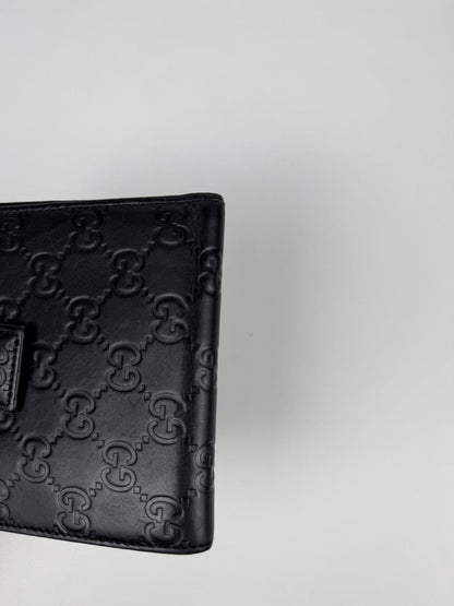 Gucci guccissima leather trifold wallet