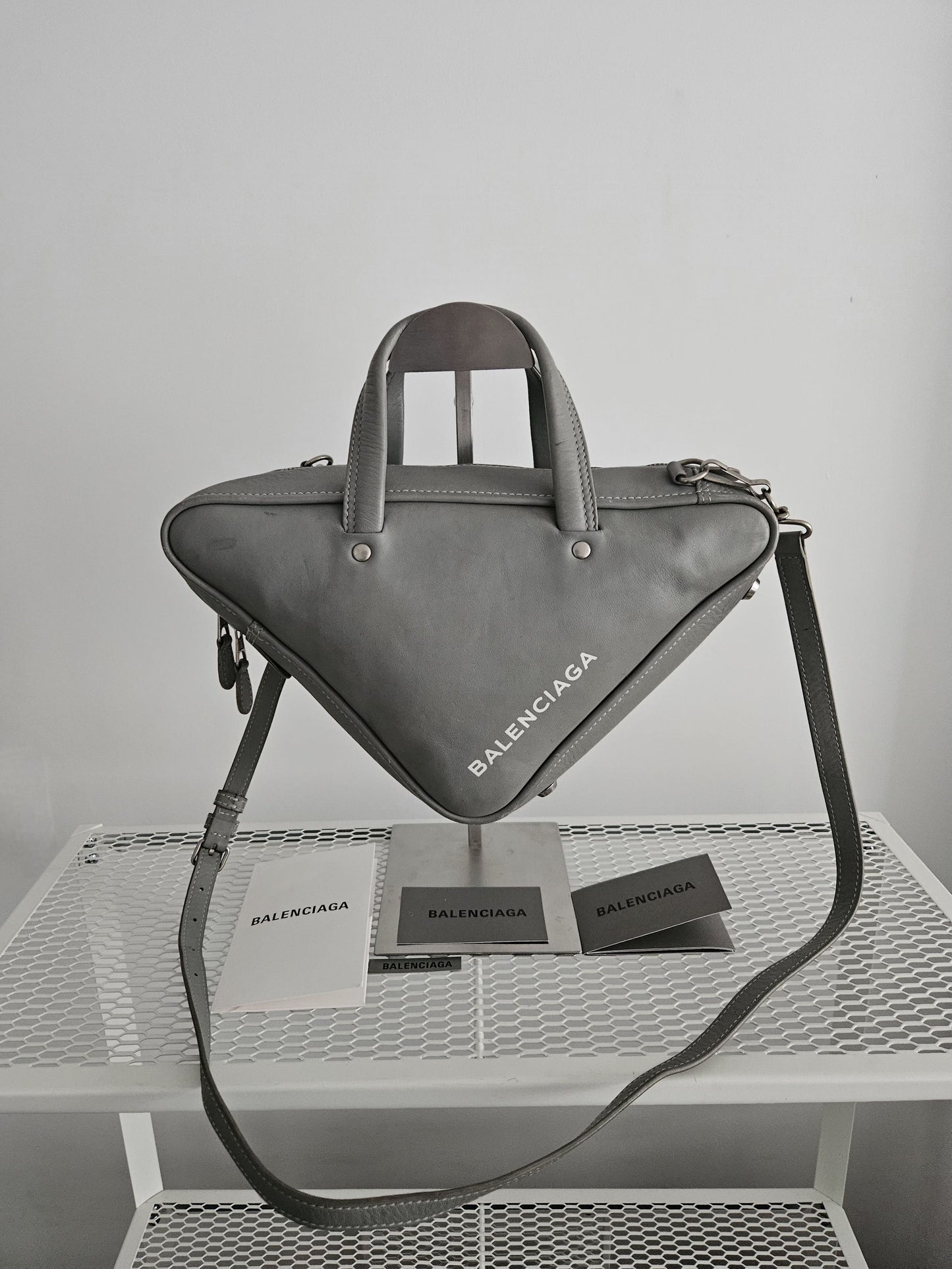 AW2017 Balenciaga triangle duffle bag M