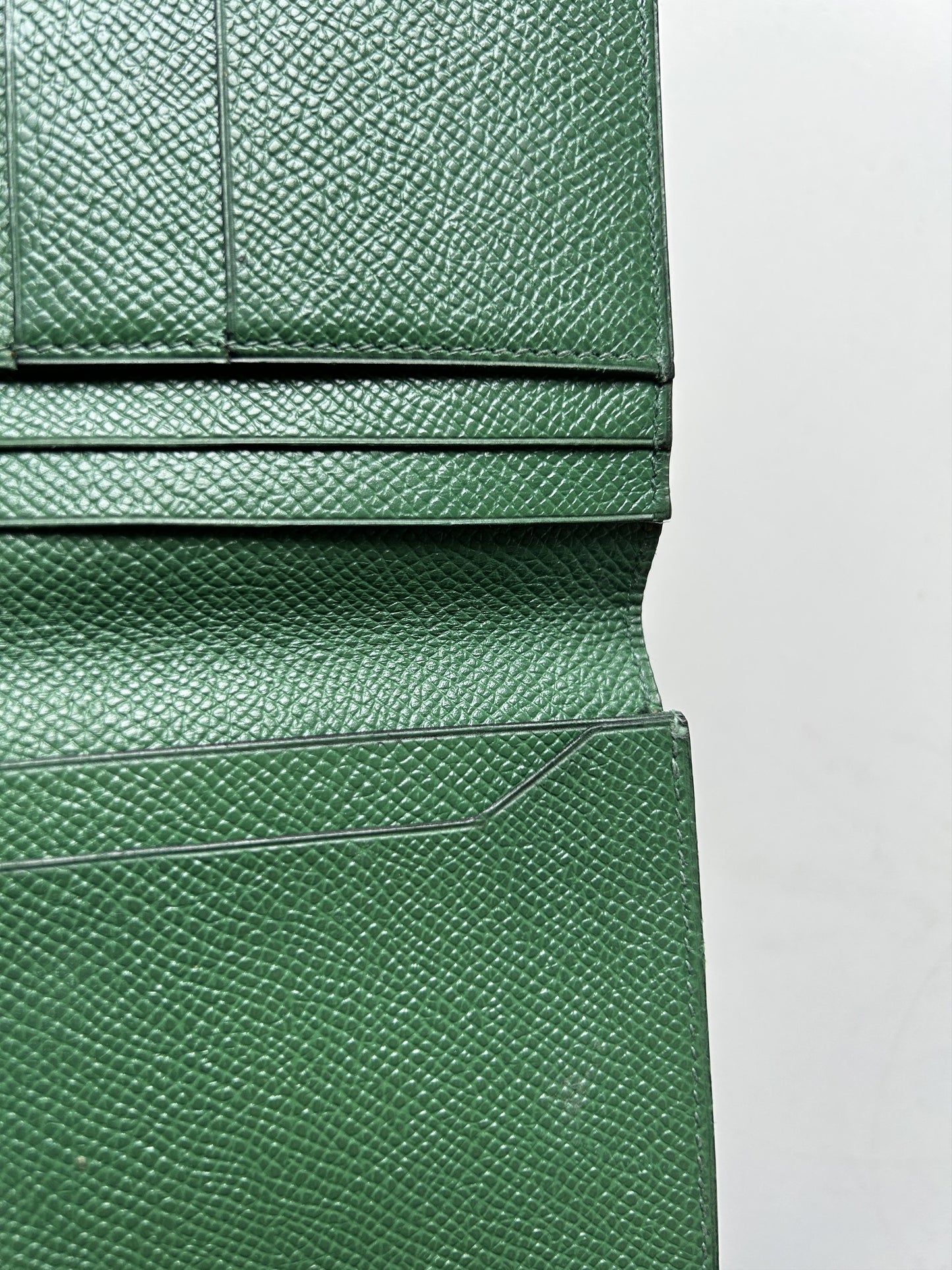 Vintage hermes osaka long bifold wallet