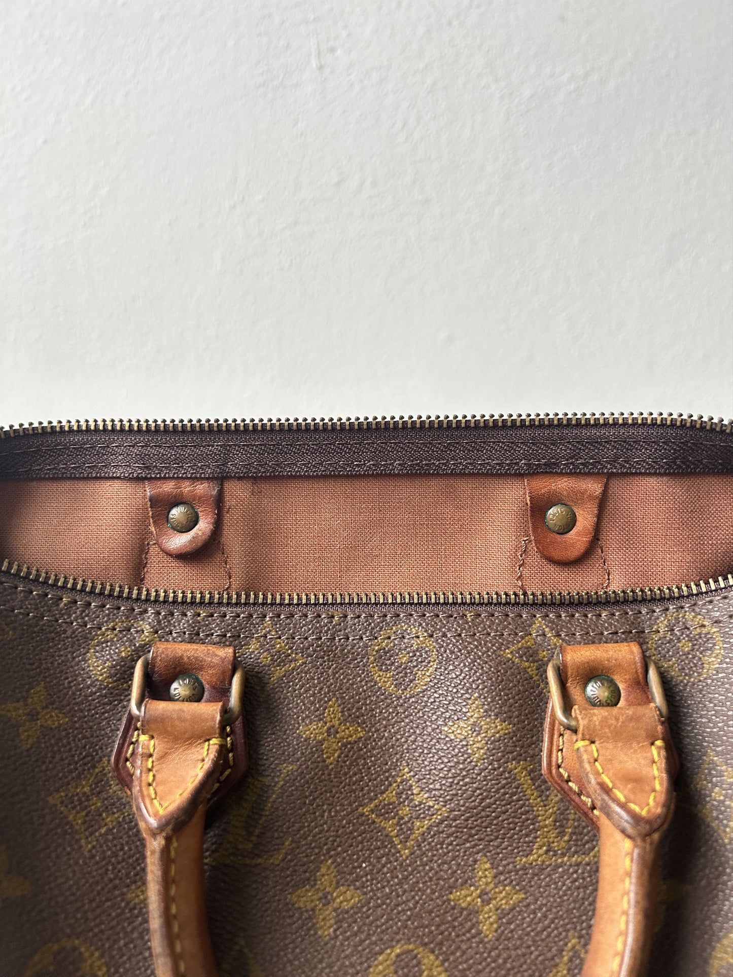 Vintage 70s Louis Vuitton monogram speedy 30 mini boston bag