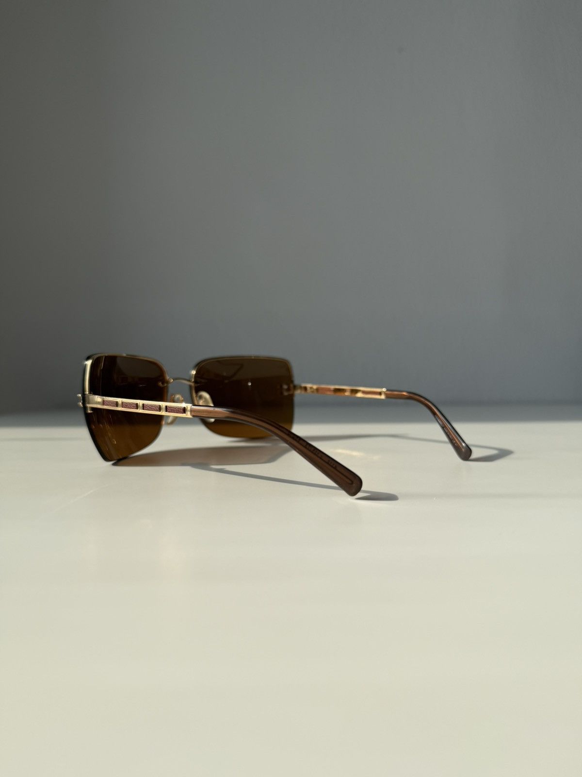 Vintage Chanel 4112 rimless sunglasses