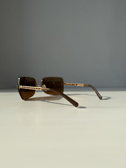 Vintage Chanel 4112 rimless sunglasses
