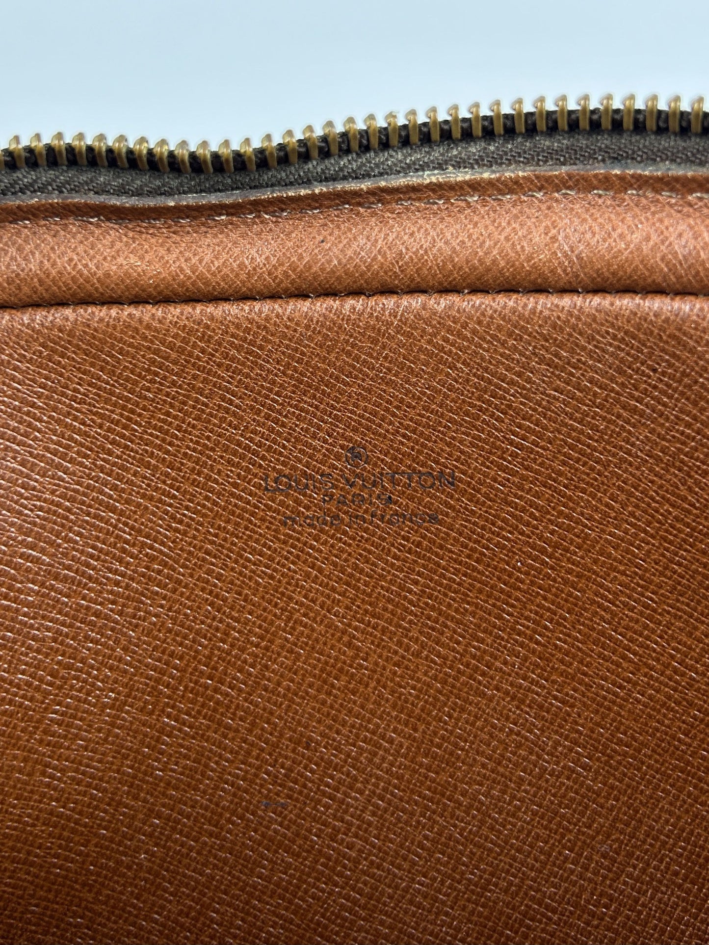 Vintage 80s Louis Vuitton marly dragonne monogram wristlet clutch bag