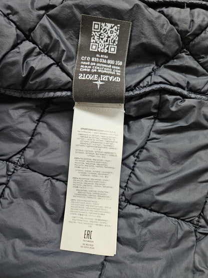 Stone Island garment dyed quilted micro yarn light down jacket