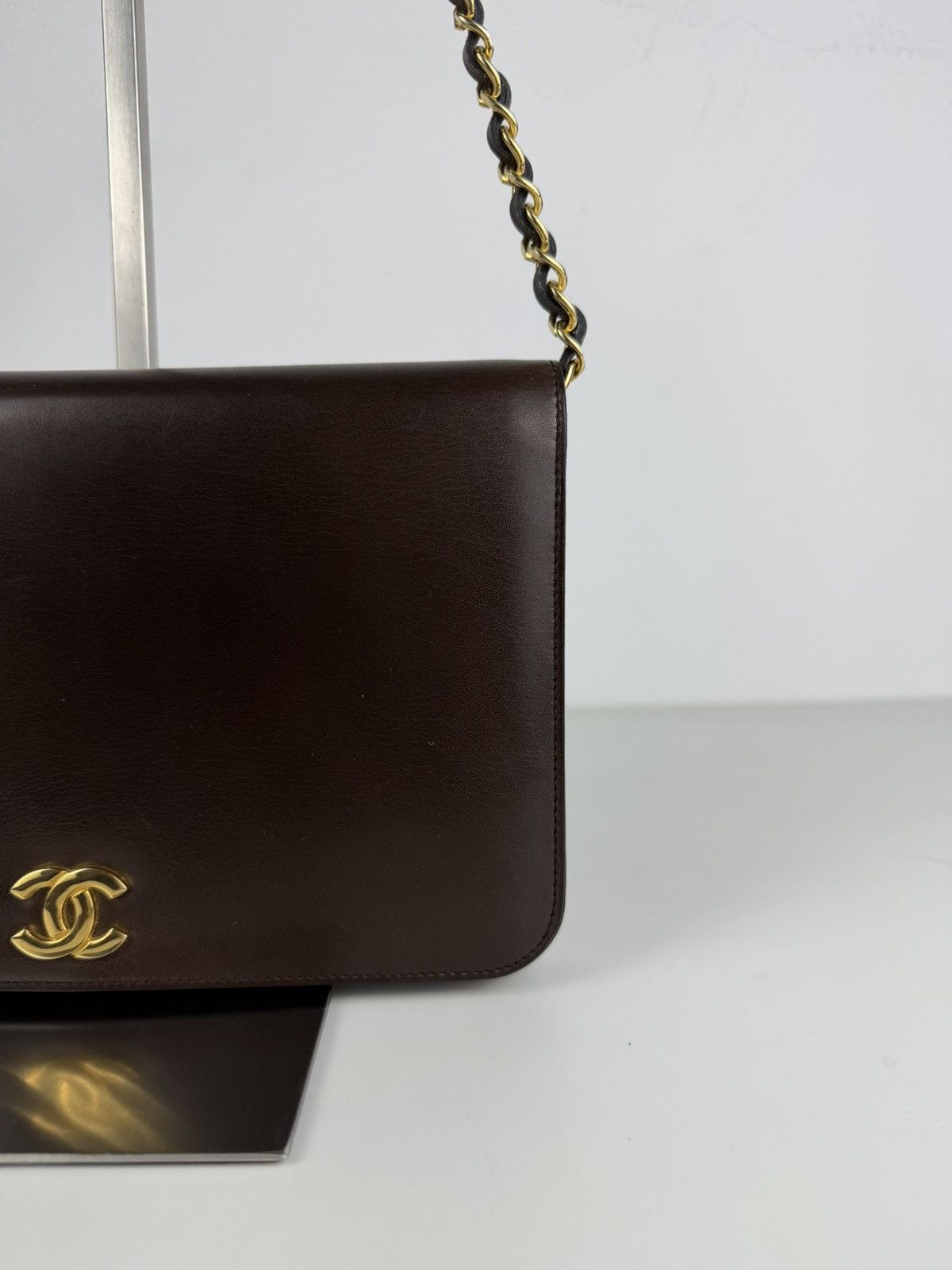 Vintage Chanel CC flap handbag