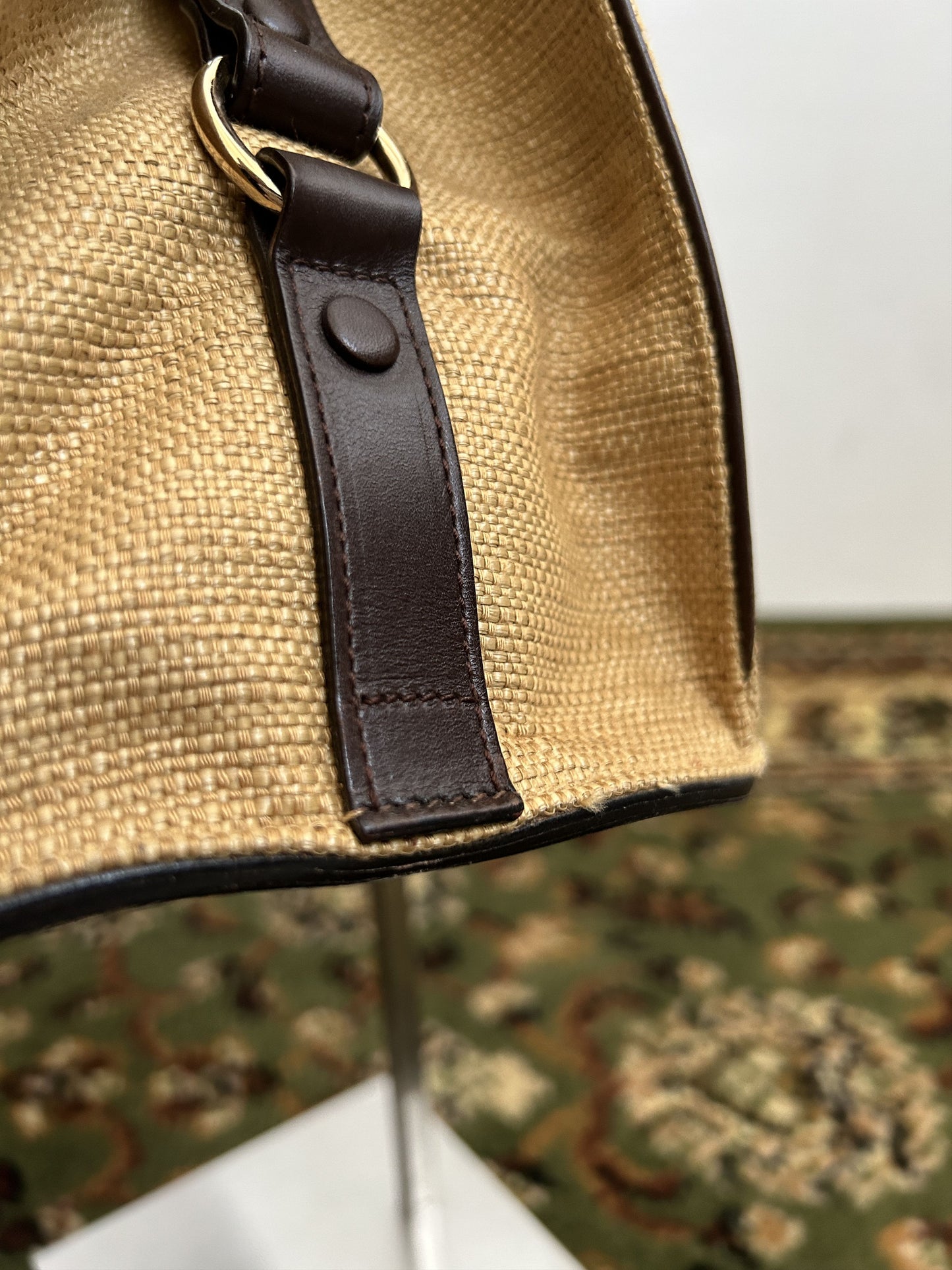 Bottega Veneta intrecciato leather hobo handbag in brown