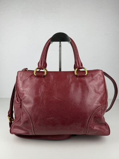 Miu miu vitello lux leather tote bag