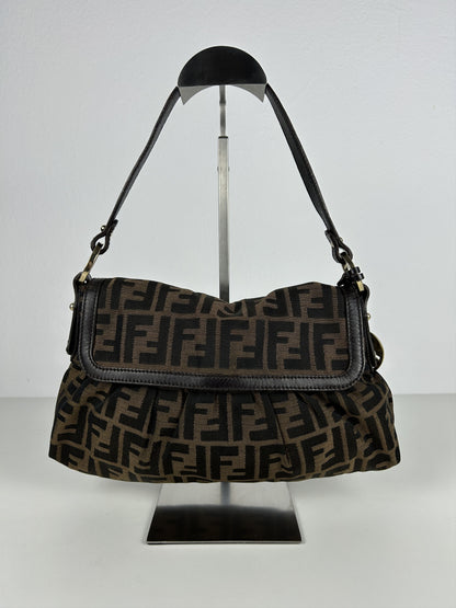 Fendi zucca monogram canvas chef bag baguette