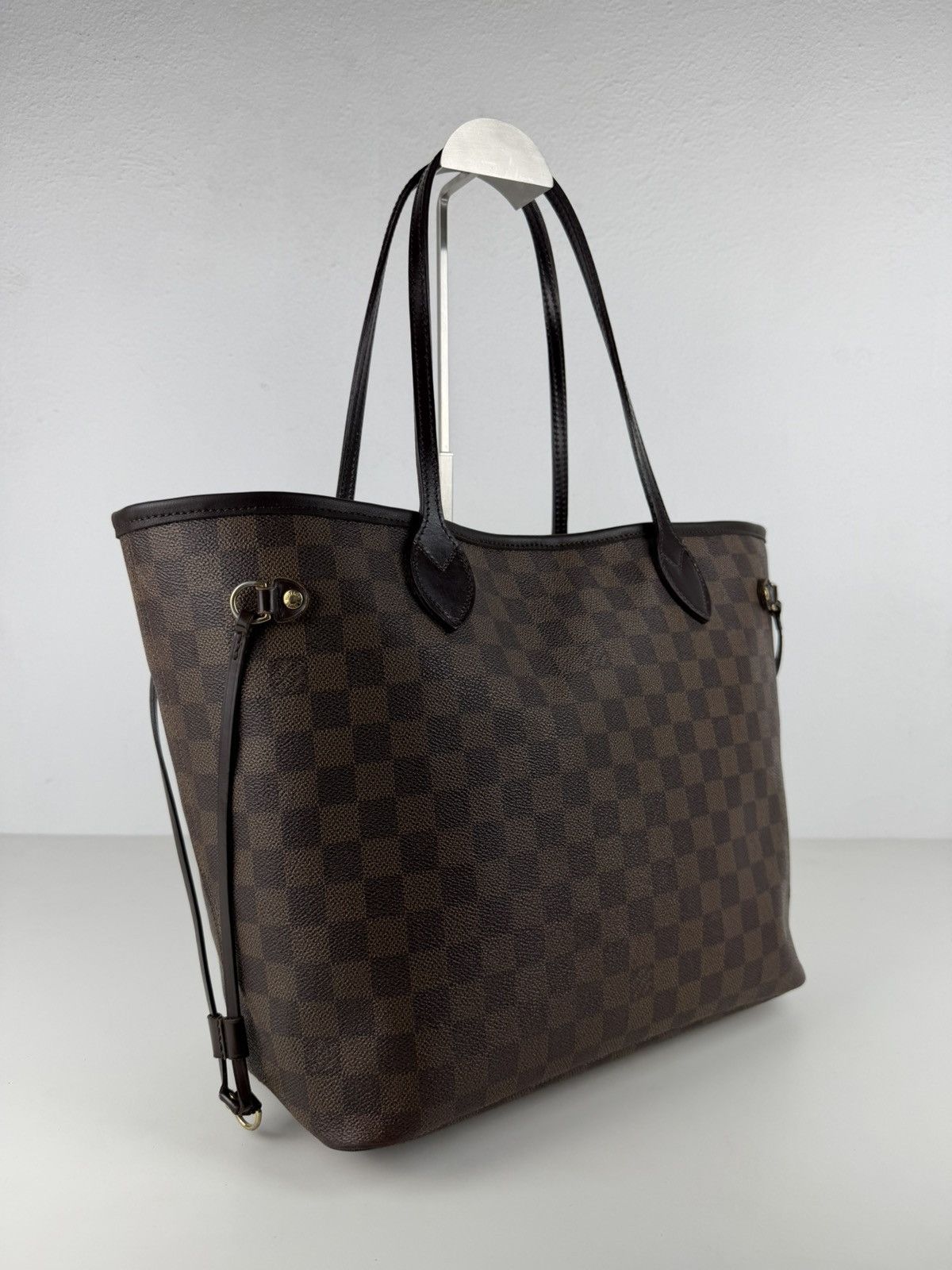Louis Vuitton damier ebene neverfull mm tote bag