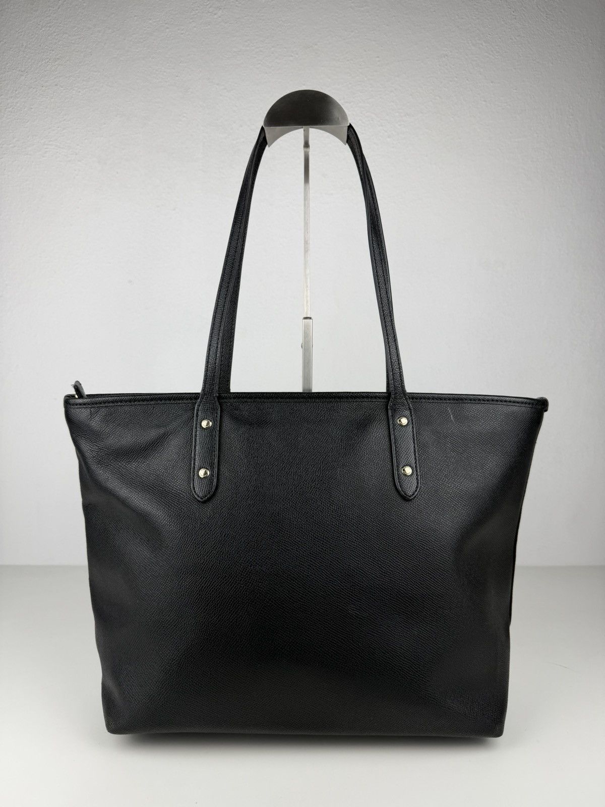 Coach crossgrain leather city tote bag