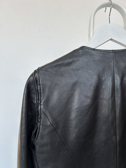 Yves Saint Laurent Rive Gauche Tom Ford era leather jacket