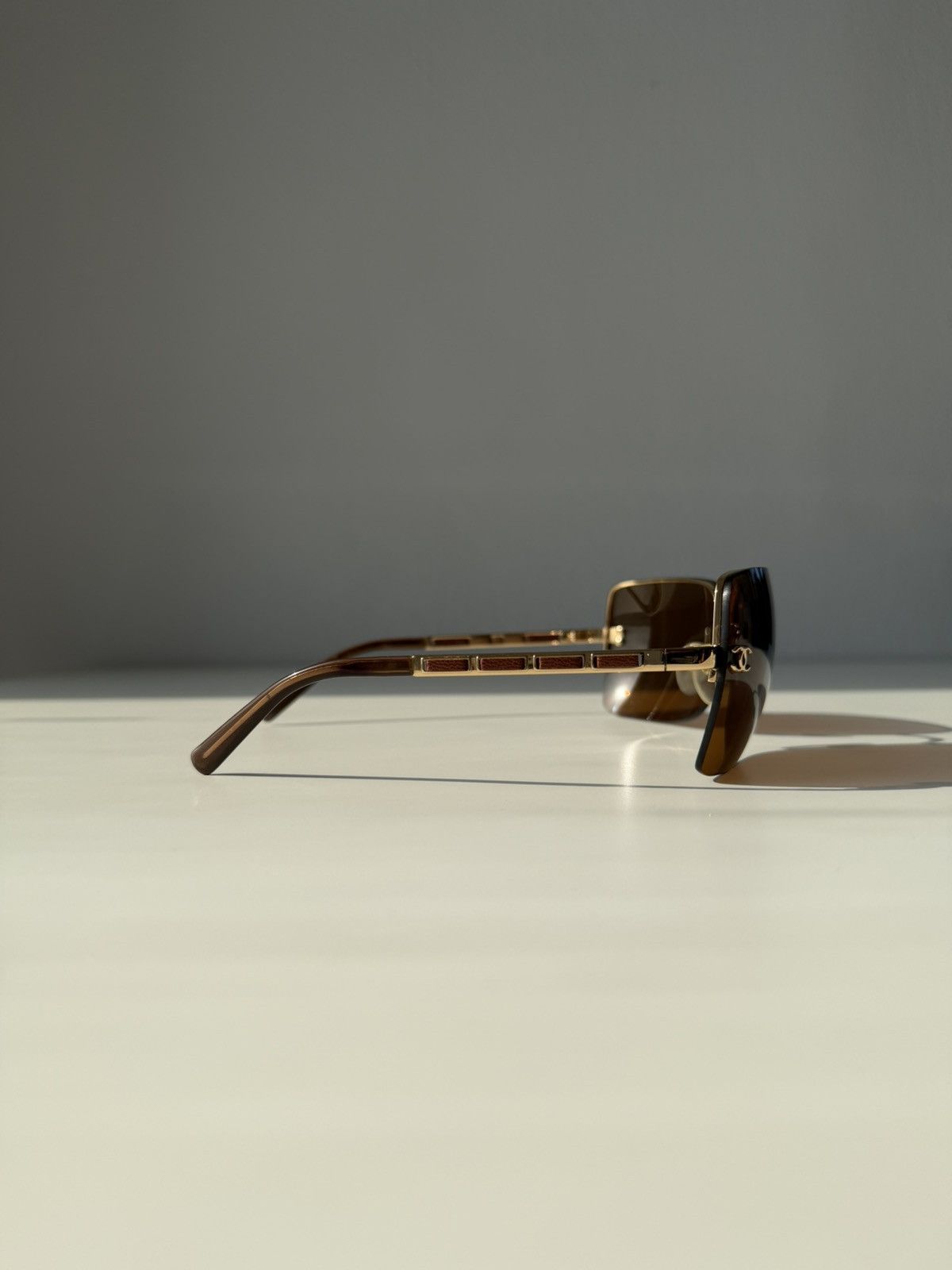 Vintage Chanel 4112 rimless sunglasses