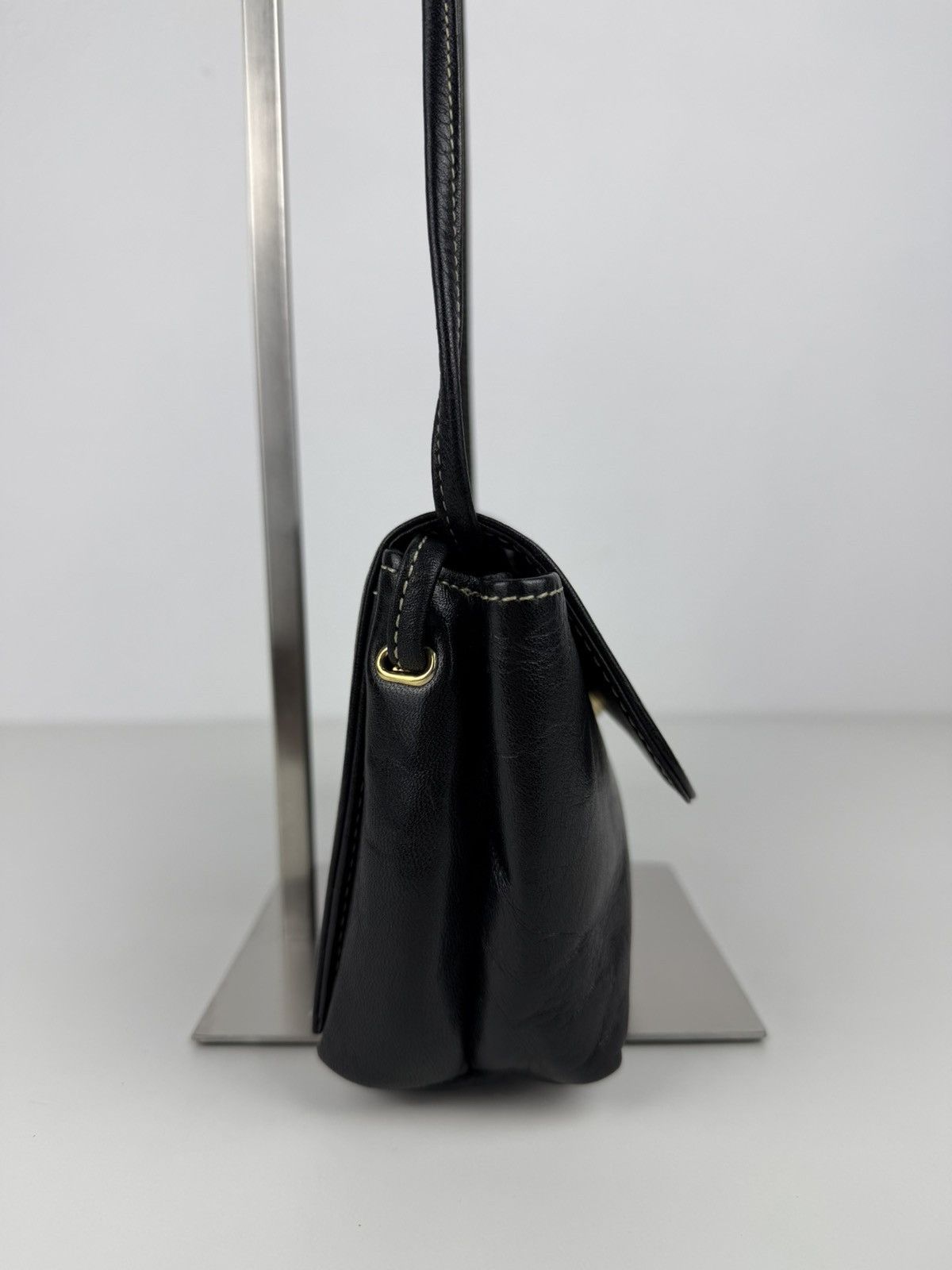 Vintage 80s Christian Dior leather shoulder/ crossbody bag