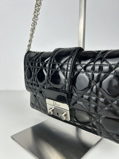 Miss Dior Promenade cannage patent leather handbag woc