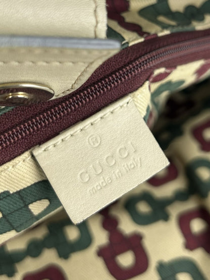 Gucci guccissima sukey medium size leather handbag