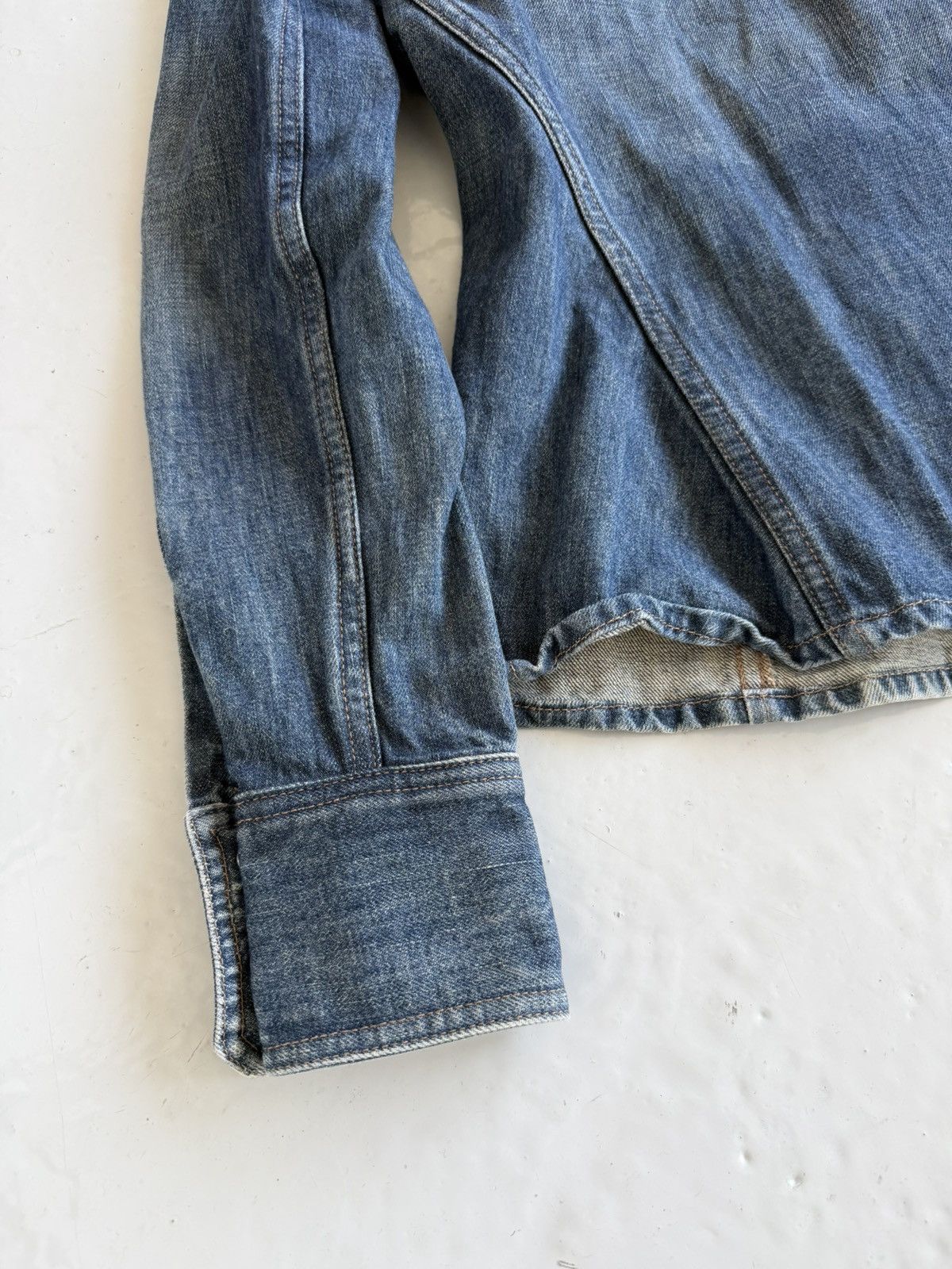 AW2001 Gucci Tom Ford era denim overshirt jacket
