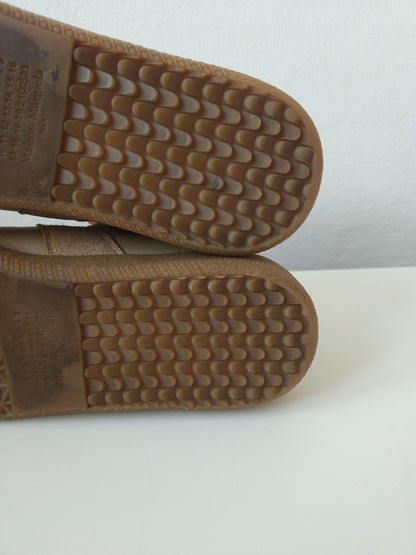 Maison Margiela replica sneakers in dusty pink/ beige