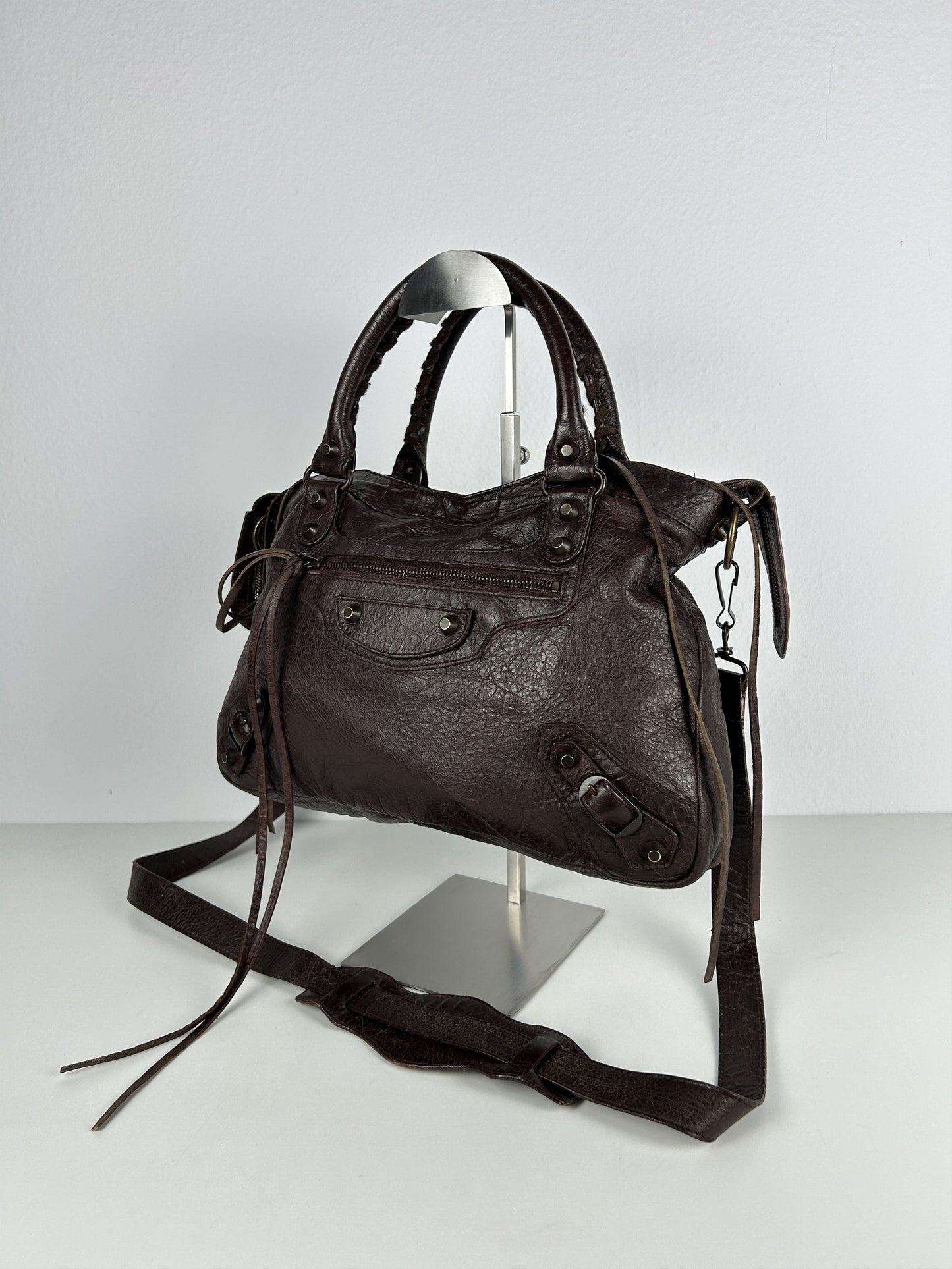 Balenciaga town bag in brown