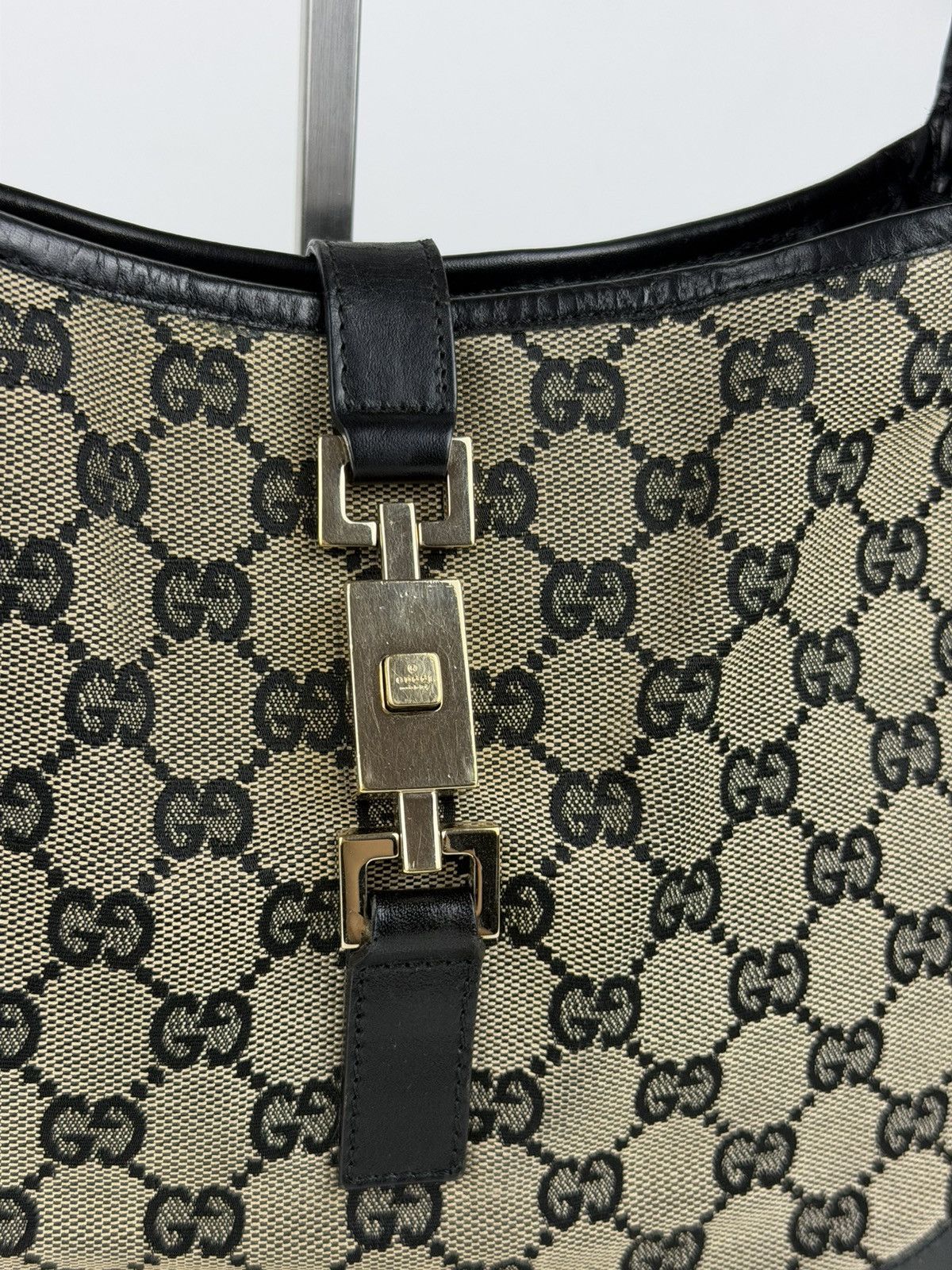 Gucci Tom Ford era gg monogram canvas jackie handbag