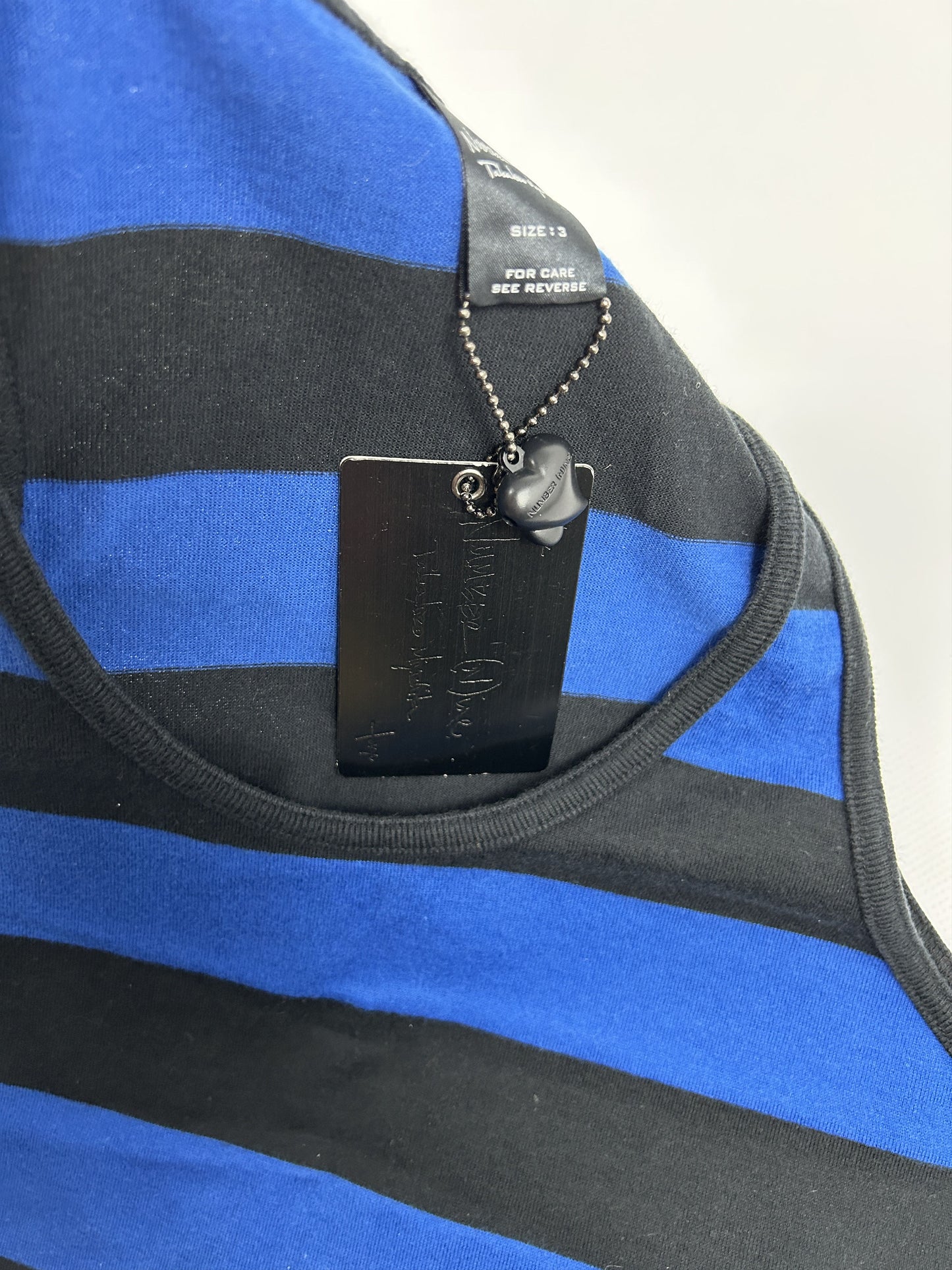 N(N) SS2003 touch me i'm sick striped tank top