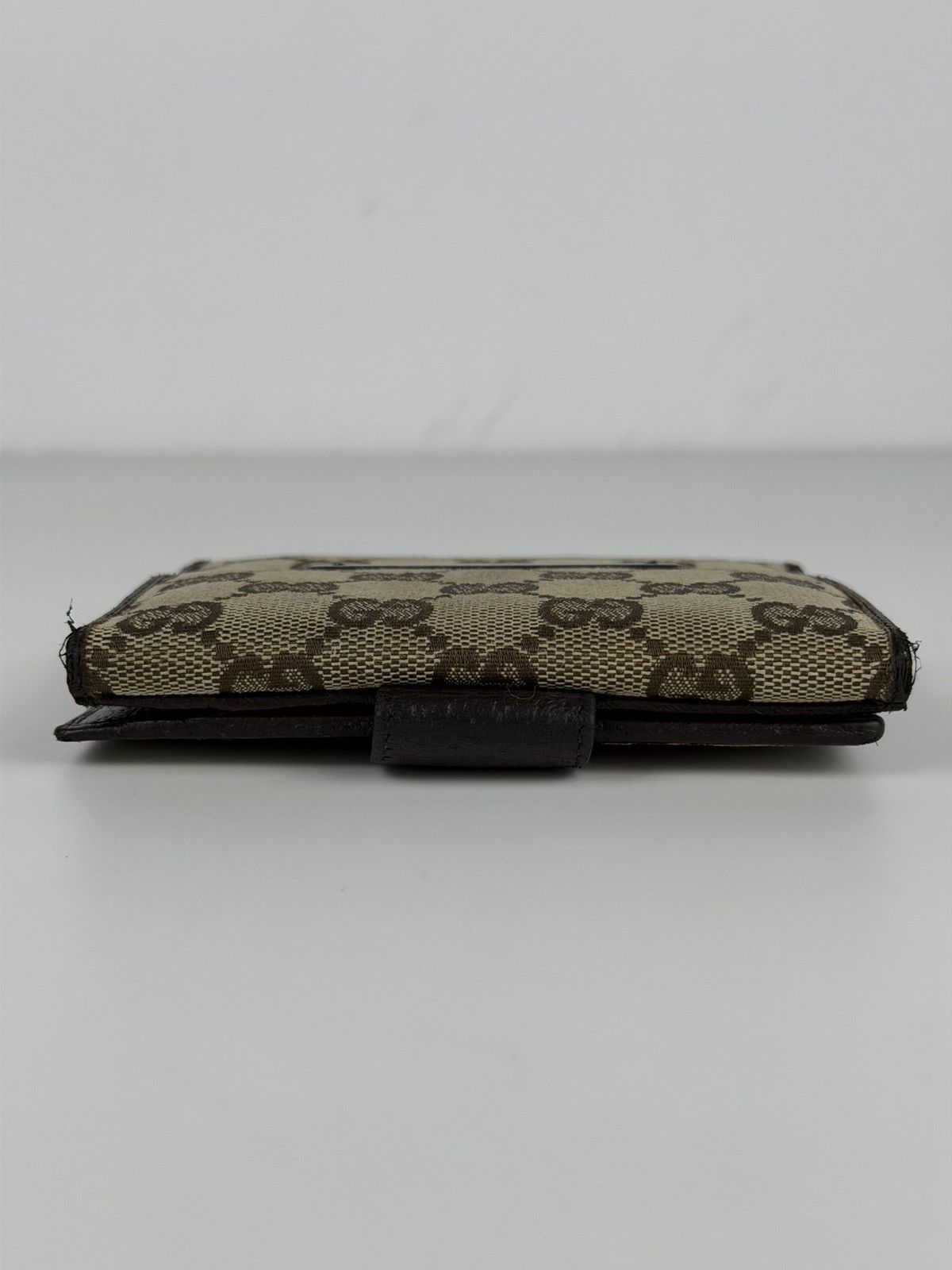 Gucci GG monogram canvas trifold wallet