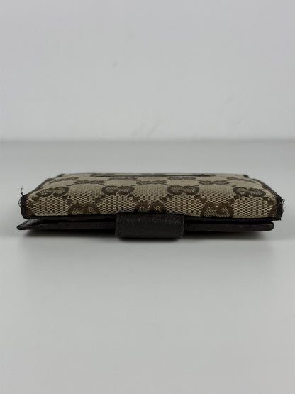 Gucci GG monogram canvas trifold wallet