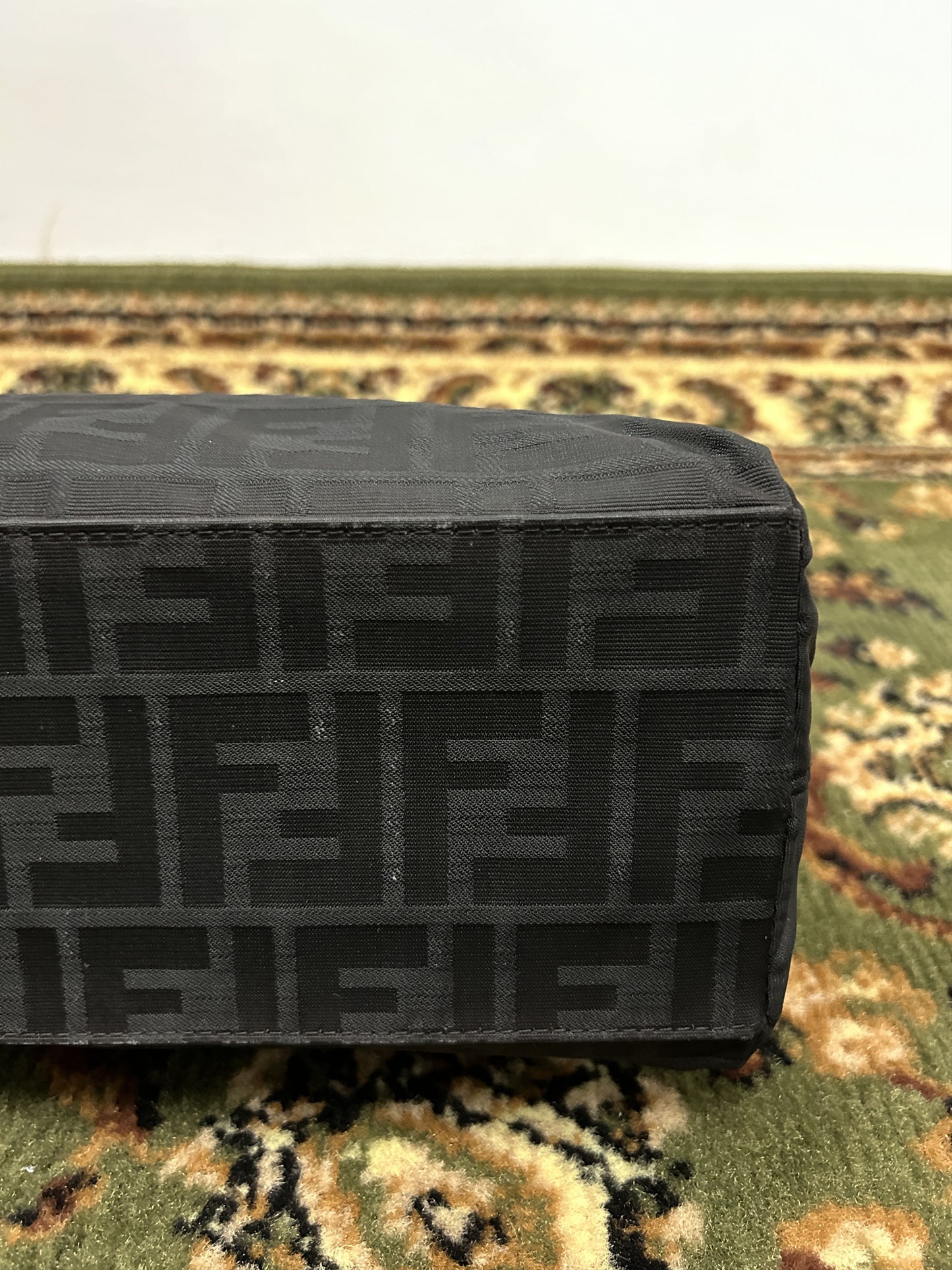 Vintage y2k fendi ff zucchino monogram tote bag